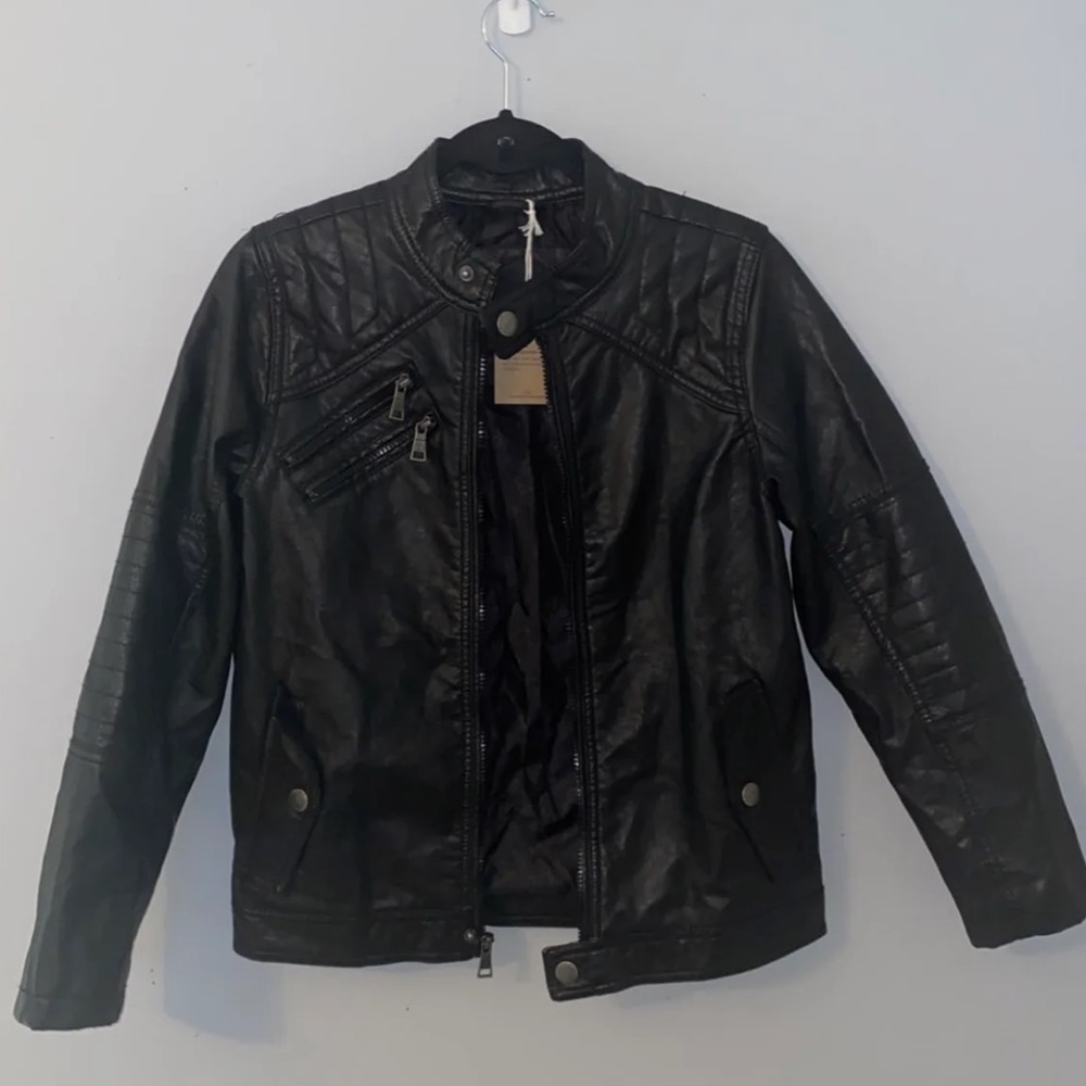 Urban Republic faux leather biker jacket. Large